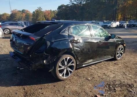 2018 Honda Civic Sport from USA, damaged, VIN SHHFK7H49JU229492
